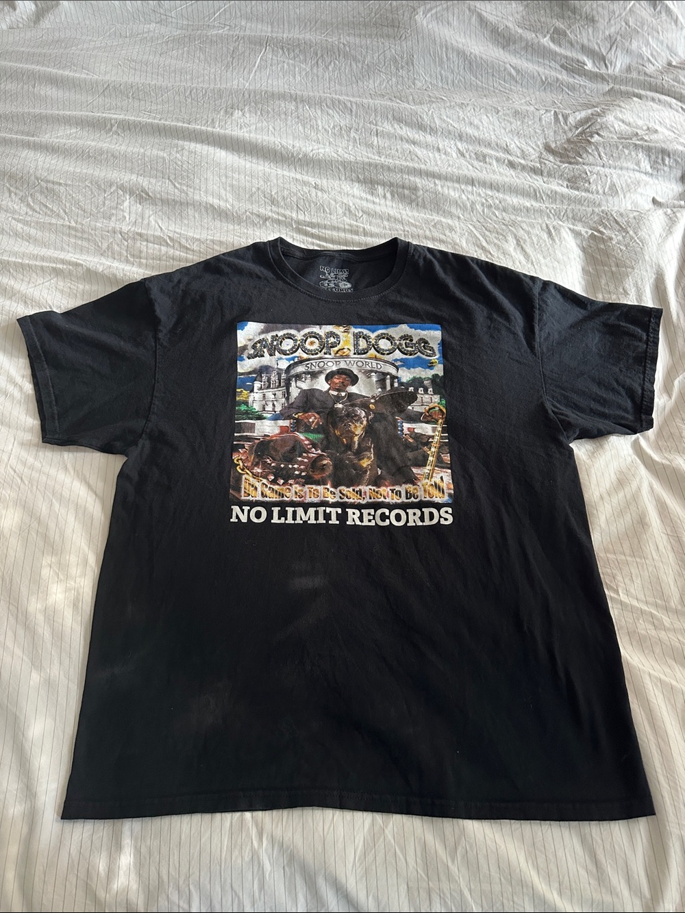 No Limit Records Black Short Sleeve Graphic Tee